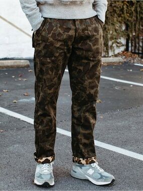 3sixteen Fatigue Pants Frog Skin Camo Size 32 NWT Made in USA Cotton Military